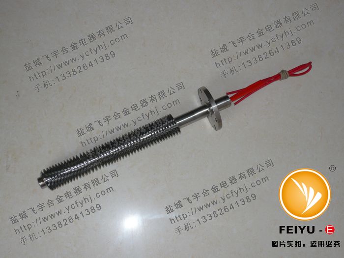 翅片式單頭電熱管實拍照片,盜用必究!